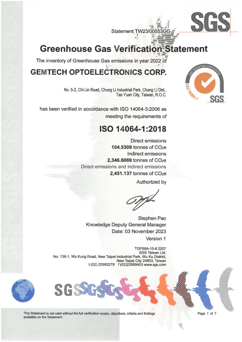 GemTech-ISO14064